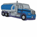 Water Tanker Truck Embroidered Shirt embroidered shirts