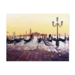 "Water Taxis" Gondola Scene Watercolor postcards