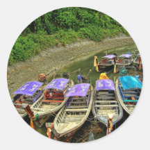 Water Taxis Round Sticker