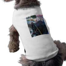 Water Wheel Dog T-shirt