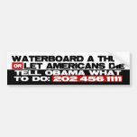 Waterboard a Thug Bumper Sticker