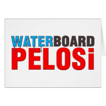 Waterboard Pelosi Greeting Card