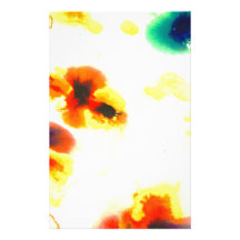 Watercolor 7 personalized stationery