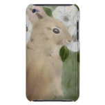 Watercolor Baby Rabbit and Flowers iPod Touch Case
