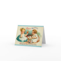 Watercolor Eggs Easter Greetings Card