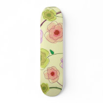 Watercolor Flowers Skate Decks