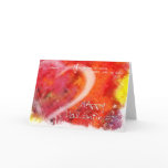 Watercolor heart cards