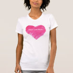 Watercolor Heart - Customisable Tshirt