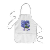 Watercolor Hydrangea Apron