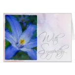 Watercolor Iris-Sympathy Cards