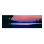 WATERCOLOR LAKE BOOKMARKS business cards