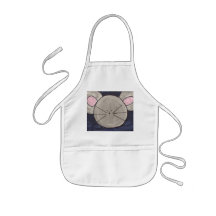 Watercolor Mouse Apron