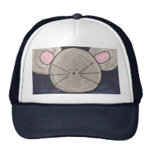Watercolor Mouse Hat
