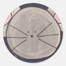 Watercolor Mouse Stickers