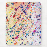 Watercolor Spatter Mouse Pad mousepads