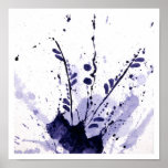 Watercolor Splatter Paint Painting posters