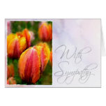 Watercolor Tulips-Sympathy Cards