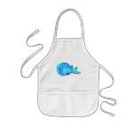 Watercolor Whale aprons
