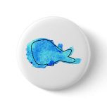 Watercolor Whale buttons