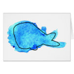 Watercolor Whale cards