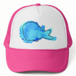 Watercolor Whale hats