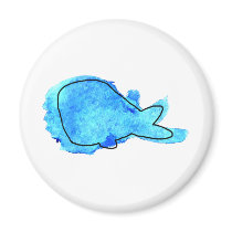 Watercolor Whale