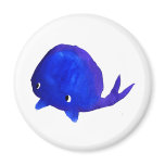 Watercolor Whale magnets