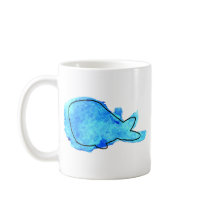 Watercolor Whale Mug