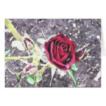 Watercolour Rose cards