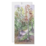 WATERCOLOUR, Thank you card photo cards