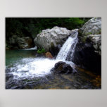 Waterfall at Little Missouri Falls posters