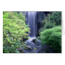 Waterfall at Missouri Botanical Garden Card