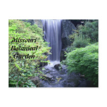 Waterfall at Missouri Botanical Garden Post Card
