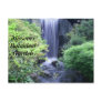 Waterfall at Missouri Botanical Garden Post Card