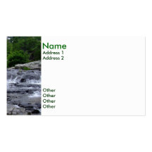 Waterfall Business Card