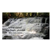 Waterfall Business Cards