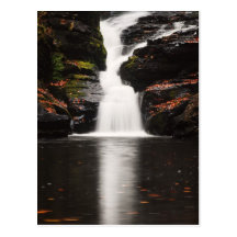 Waterfall in the Poconos of Pennsylvania Post Cards