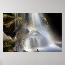Waterfall & Rainbow Print