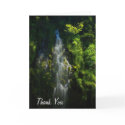 WATERFALL THANK YOU cards