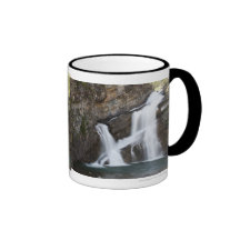 Waterfalls Coming Out Of A Rock Cliff Coffee Mugs
