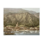 Waterfront, Campione, Italy classic Photochrom Post Card