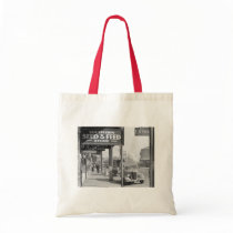 Waterfront in New Orleans. French market Canvas Bags