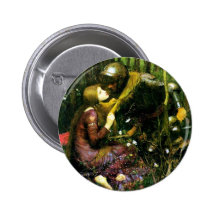 Waterhouse Beautiful Woman Without Mercy Button