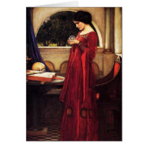 Waterhouse The Crystal Ball Note Card