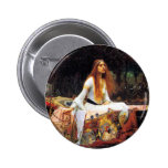Waterhouse The Lady of Shalott Button