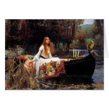 Waterhouse The Lady of Shalott Greeting Card
