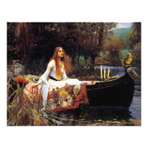 Waterhouse The Lady of Shalott Invitations