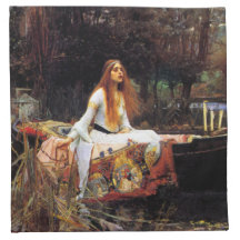 Waterhouse The Lady of Shalott Napkin