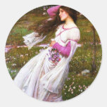 Waterhouse Windflowers Stickers