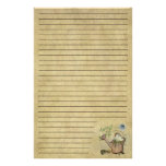 Watering Can & Garden Things- 5- Lined Stationery